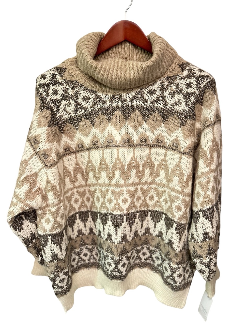Ophelia Row Cowl Sweater NWT